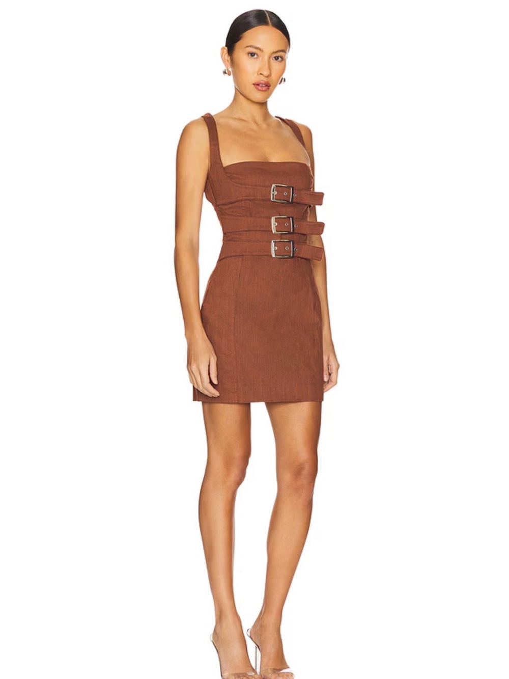 REVOLVE Cindy Mini Dress in Rust